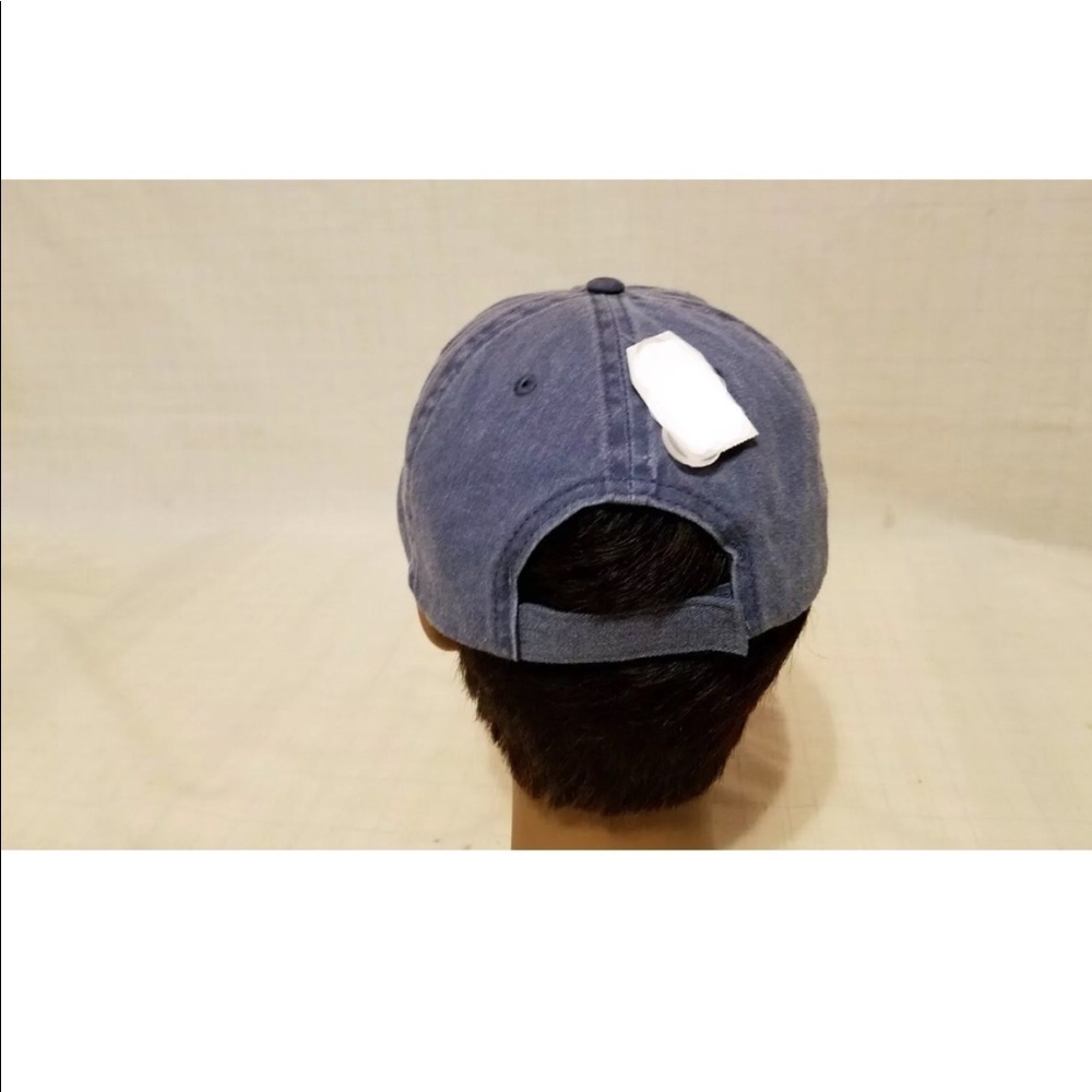 Washed Blue Baseball Hat W/ Heart Patch - Picture 2 of 2